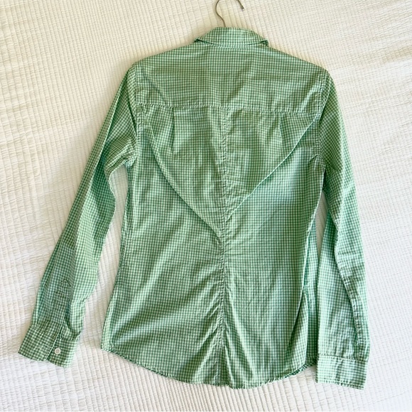 | tart collection • mint gingham print button down collared shirt • small | - Picture 12 of 12